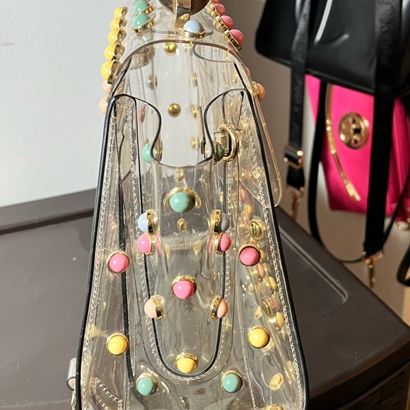 DESIGNER ZAC POSEN CLEAR BAG!RARE FIND! Very cutesy very demure - Picture 4 of 6